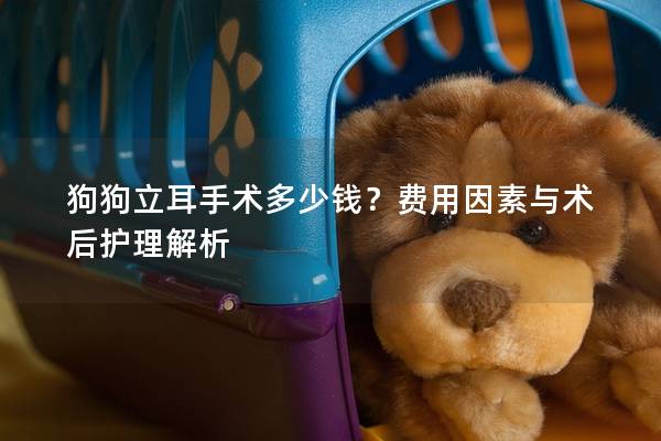 狗狗立耳手術多少錢?費用因素與術后護理解析 狗狗立耳手術多少錢?費用因素與術后護理解析
