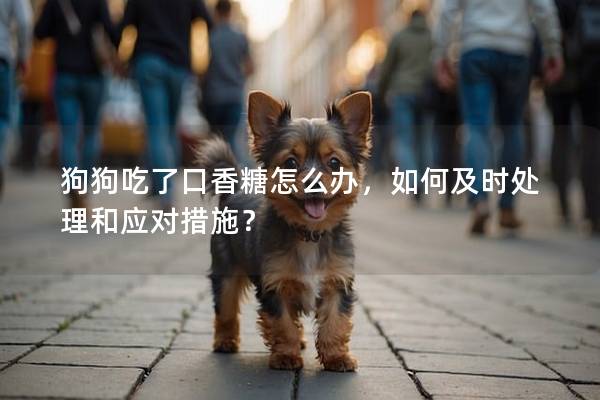 狗狗吃了口香糖怎么辦，如何及時處理和應對措施？