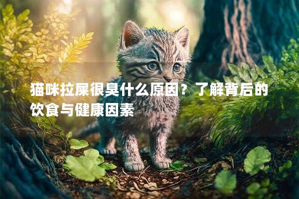 貓咪拉屎很臭什么原因？了解背后的飲食與健康因素