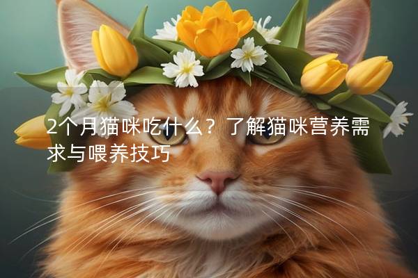 2個月貓咪吃什么？了解貓咪營養需求與喂養技巧