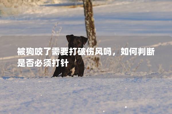 被狗咬了需要打破傷風(fēng)嗎，如何判斷是否必須打針
