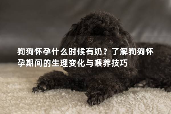 狗狗懷孕什么時候有奶？了解狗狗懷孕期間的生理變化與喂養技巧